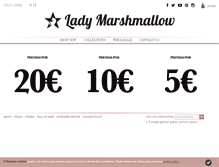 Tablet Screenshot of ladymarshmallow.com